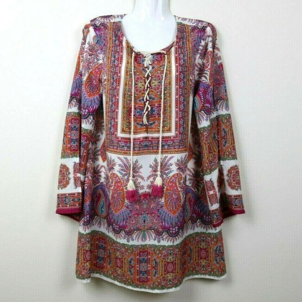 Nanette Lepore Womens Swim Cover Up Tunic Gypsy